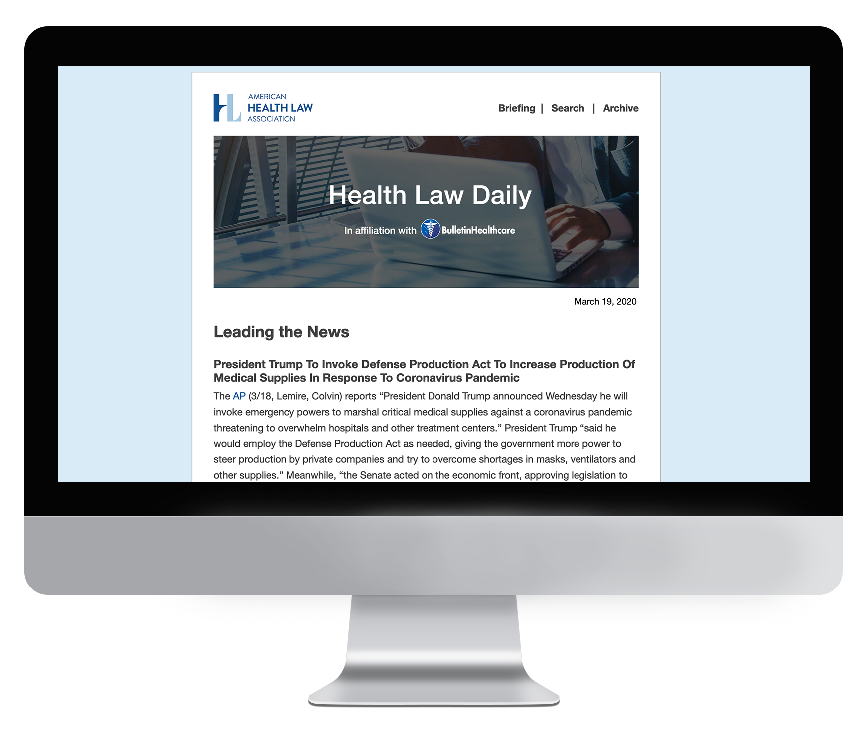 Health Law Daily Bulletin Media